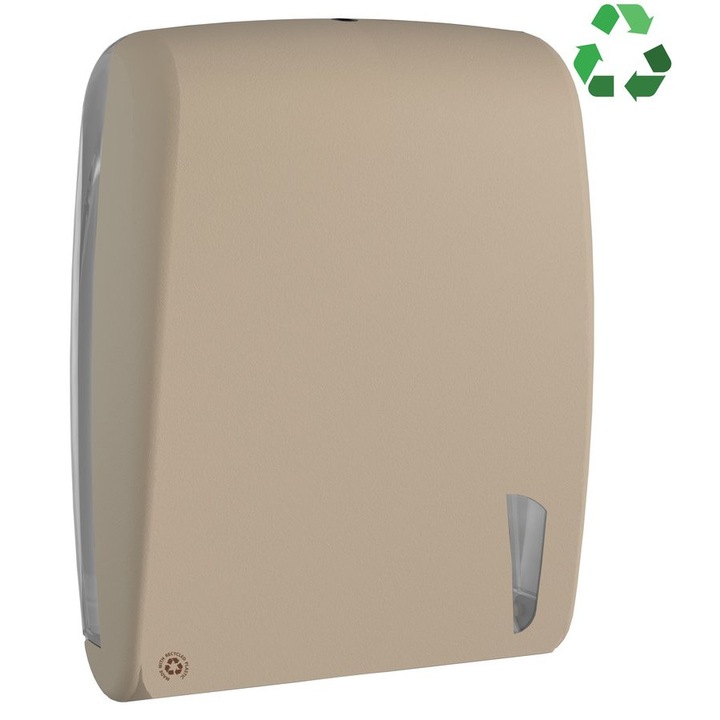 Papírtörlő tartó, Marplast, SKIN, 320x410x141mm, műanyag, barna