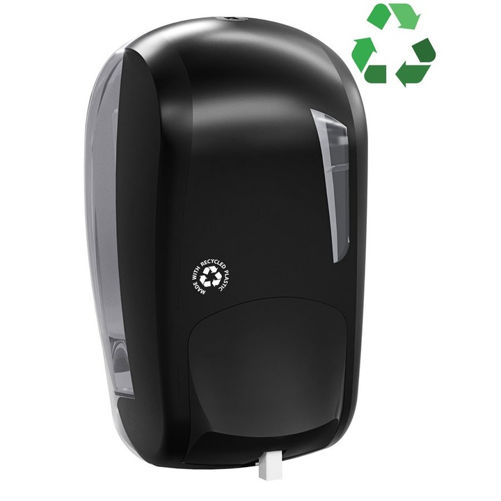 Habszappan adagoló Marplast Skin fekete 124x232x114mm 500ml