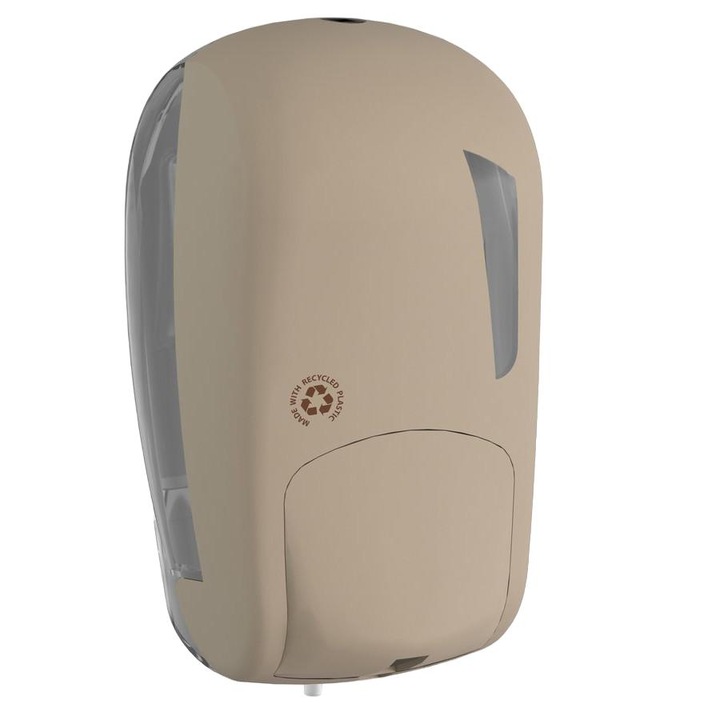 Marplast SKIN szappanadagoló, 500ml, barna, 124x232x114mm, 1 db-os készlet.