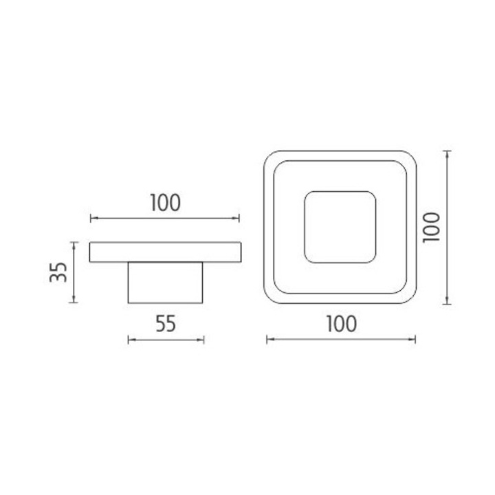 NIMCO szappantartó matt üveg, fehér