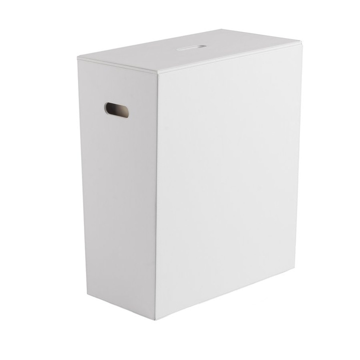 Кош за пране Gedy LUXURY 49.5x61.8x29см, бял