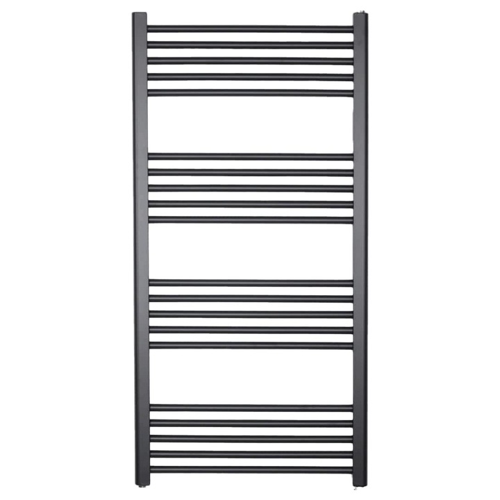 Kombinált radiátor SAT KD 120x60 cm matt fekete SATRAKD6001200BL