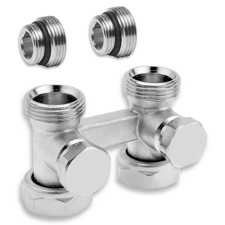 Ventil radiator dublu drept Novaservis 3/4"