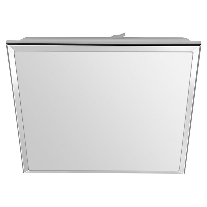 Lampa LED de tavan, Sapho SILVER, 28x28cm, 10W, 230V, alb cald/ alb rece