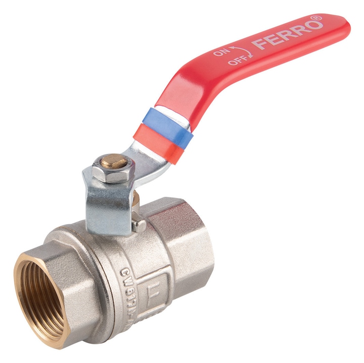 NOVASERVIS Robinet sferic cu flux complet, parghie MM 2 1/2" - KFP7