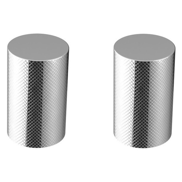 Set 2 manete control pentru baterii sanitare, Sapho, UT017T-1, crom, 0.34kg