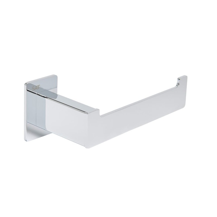Suport toaleta, SAT, crom, 16,1cm, montare fara gaurire