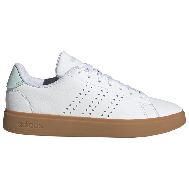 Pantofi sport barbati, adidas, Advantage 2.0, materiale reciclate, confort sporit, culoare alba, material sintetic, 39 EU