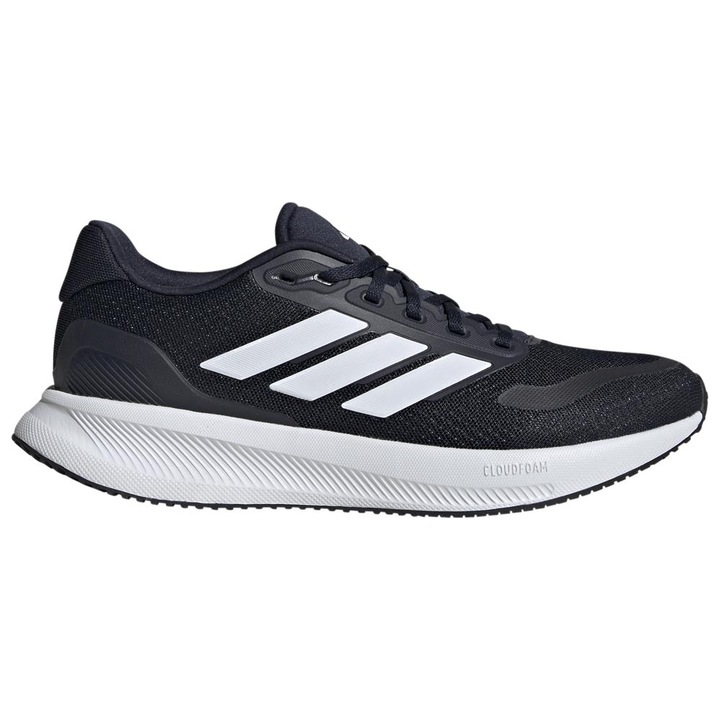 Pantofi sport dama adidas, Runfalcon 5, negru, plasa respirabila, 42 EU