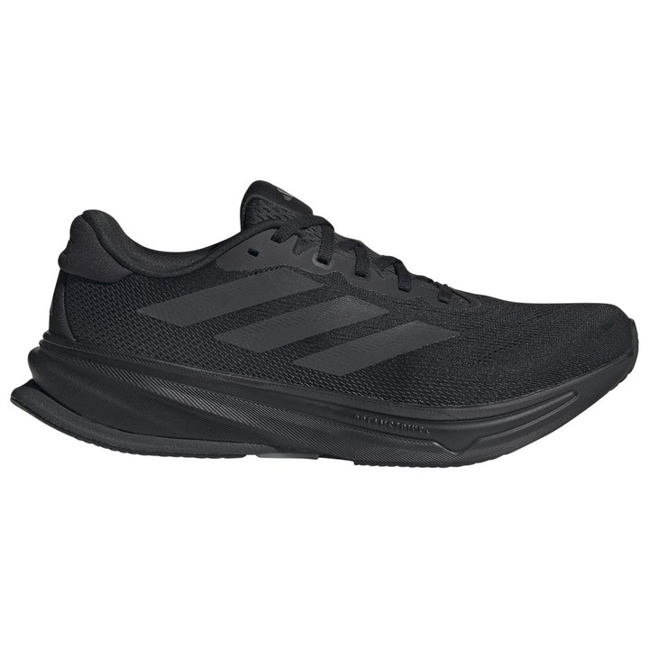 Pantofi sport barbati, adidas, Supernova Rise 2, confort sporit, talpa Dreamstrike+, negru, plasa sandwich, 44 EU