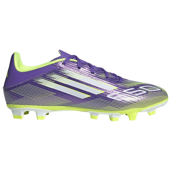 Ghete de fotbal Adidas F50 Club, confortabile, Fiberskin, multicolor, Multicolor