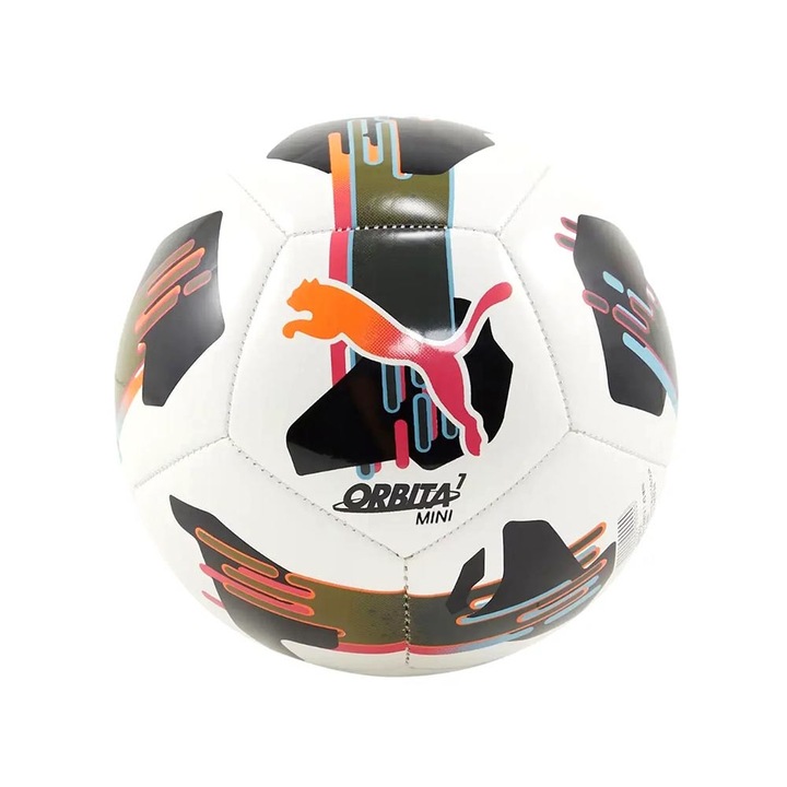 Minge fotbal Puma Orbita 7, 12 panouri, exterior TPU, 64% cauciuc, 16% EVA, 10% poliuretan termoplastic, 10% poliester