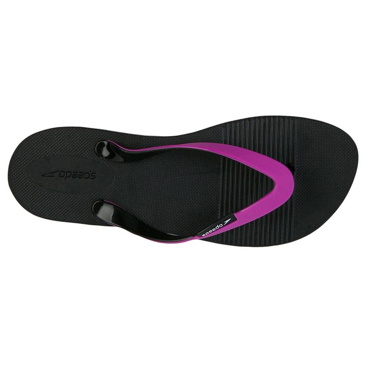 Slapi Speedo de plaja, design ergonomic, negru/movwqfwq, Negru, 38