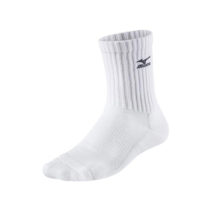 Sosete sport barbati, Mizuno, alb