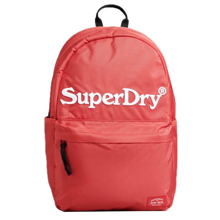 Rucsac Superdry Vintage Graphic Montana, rosu, 45x27x12cm