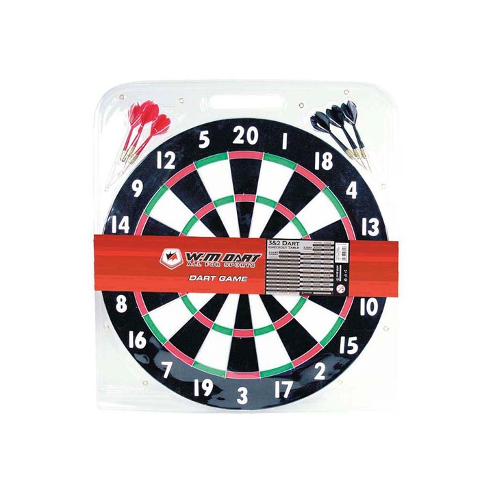 Haltere Amila, set cu 6 greutati, 43,2x1,27cm, alb/negru, 8gr