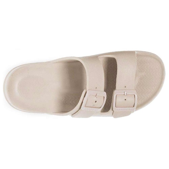 Slapi de plaja Luofu, design modern, confortabili, bej, spuma EVA