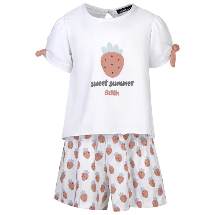 Compleu copii, BodyTalk, alb, design, Alb