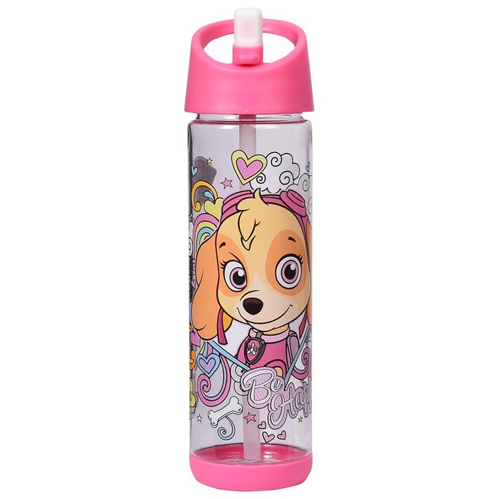 Sticla apa copii Sunce Paw Patrol Skye, 500ml, roz