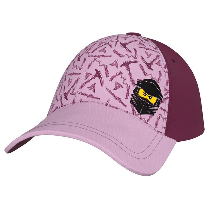 Caciula copii LEGO, model 12010535, 100% bumbac twill, velcro, multicolor