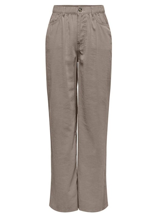 Pantaloni dama Only, maro, textil, material usor, M INTL
