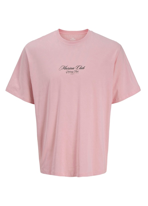 Tricou Jack & Jones barbati, roz, textil, maneca scurta, XL INTL