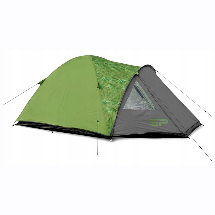 Cort camping Spokey Cabin 3, 320x200x125cm, antoche 2000mm, negru