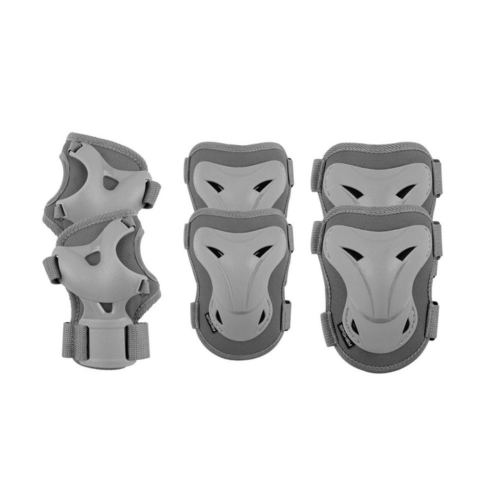 Set aparatori Spokey pentru genunchi si coate, polyester, 10mm, 2mm, multicolor, marime S-L