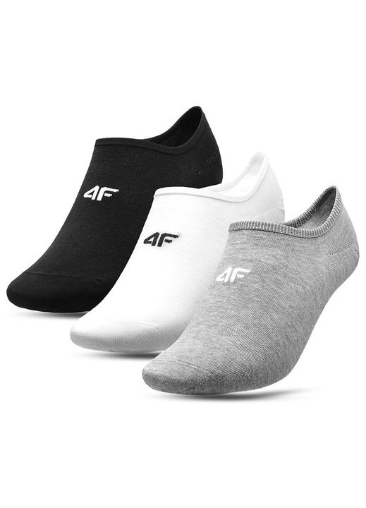 Sosete barbati 4F, set 3 perechi, bumbac, multicolor, 39-42 EU