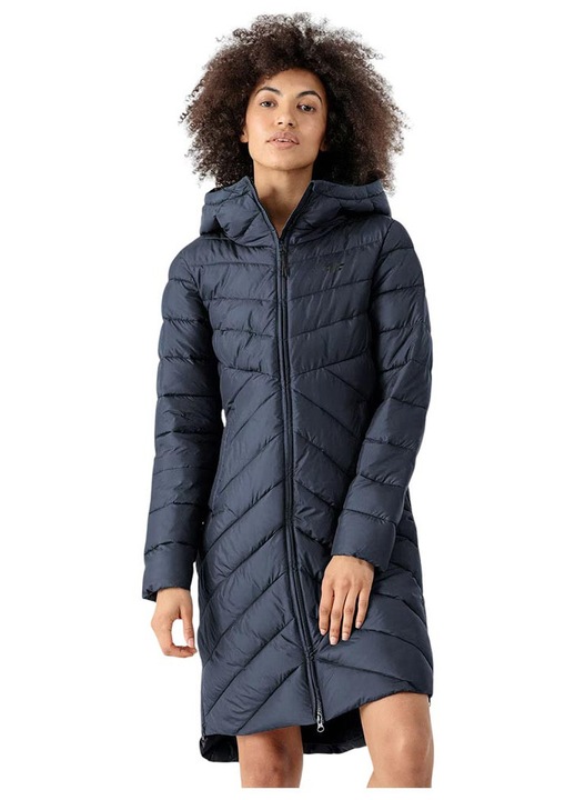 Jacheta 4F pentru femei, bleumarin, poliester, 100% poliester