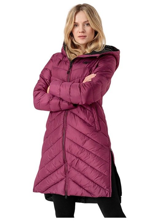 Jacheta 4F dama, violet, poliester, 100% poliester