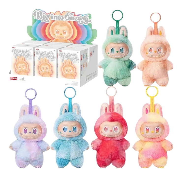 PACHET PROMO: Jucarie de plus Labubu – The Monsters Big Into Energy (17 cm, Blind Box, Generatia 3), Brivoo® -Cadou: Colac gonflabil pentru Copii 80cm, cu Sclipici Fata si Baiat Diferite Culori