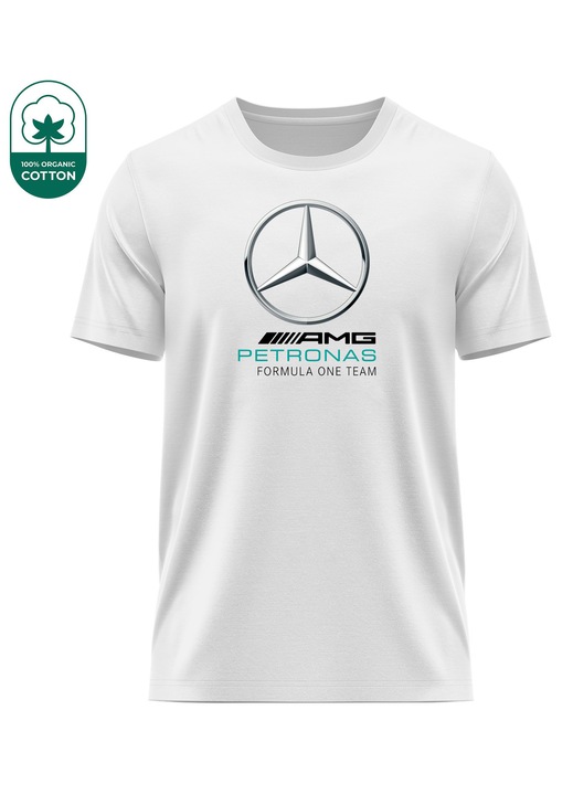 Mercedes AMG 34.20 férfi rövid ujjú póló, többszínű