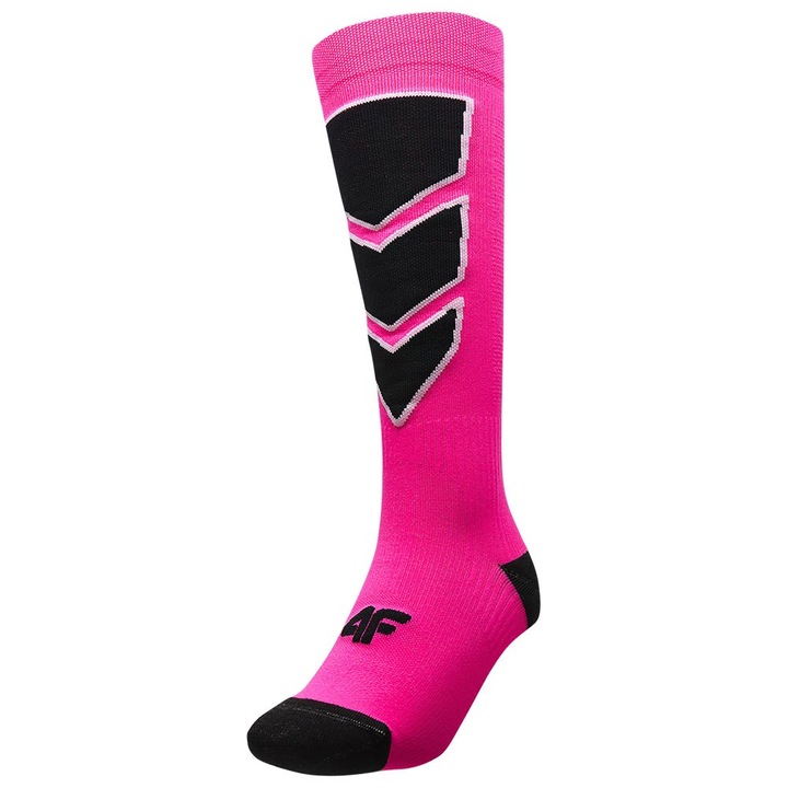 Clapari ski 4F, model 4FAW22UFSOF034, 84% polyamid, 12% poliester, 4% elastan, multicolor, marime standard