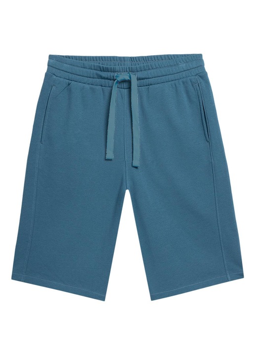 Pantaloni scurti Outhorn barbati, bleumarin, elastic cu snur, 2 buzunare, material bumbac/ poliester, 2XL INTL