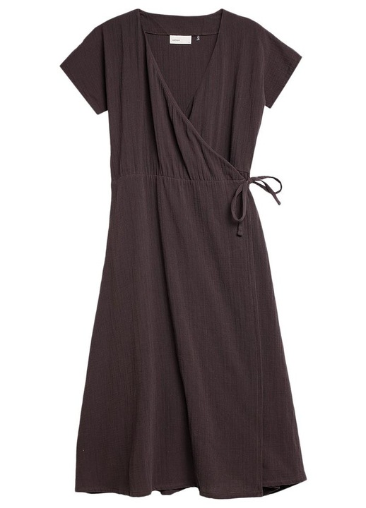 Rochie Outhorn, bumbac, maro