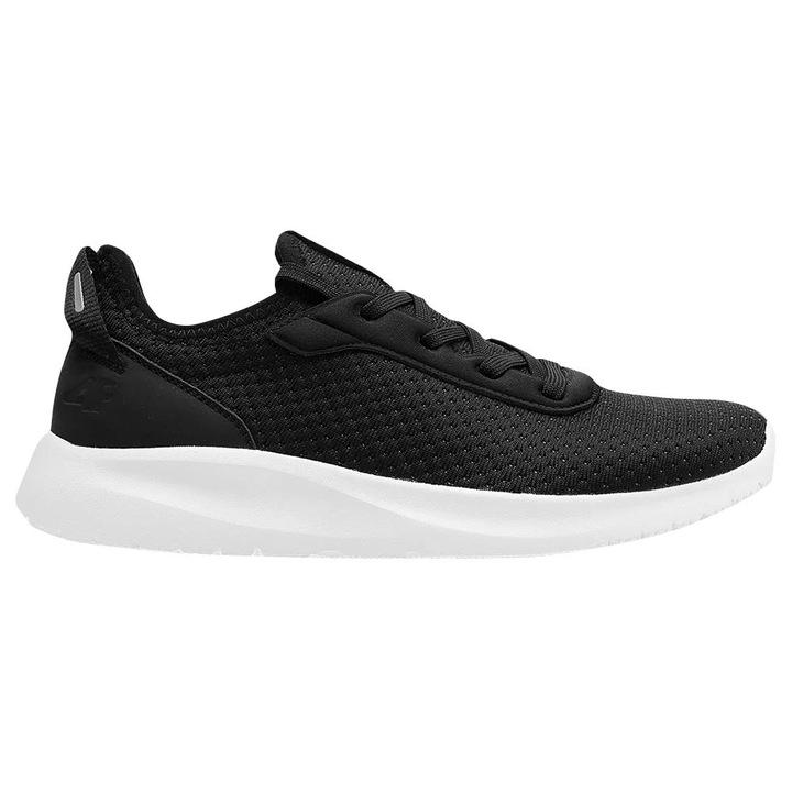 Pantofi sport dama 4F, model Ichi, design slip-on, elemente reflectorizante, negru, textil, 40 EU