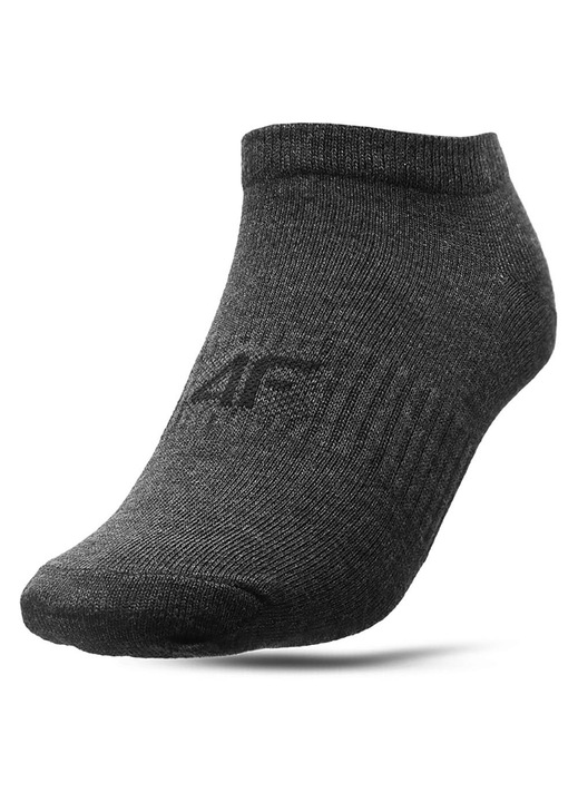 Set 5 perechi sosete barbati, 4F, bumbac, gri