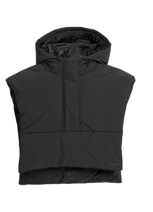 Vesta cu gluga Outhorn, umplutura poliester, captuseala poliamida, neagra, S INTL