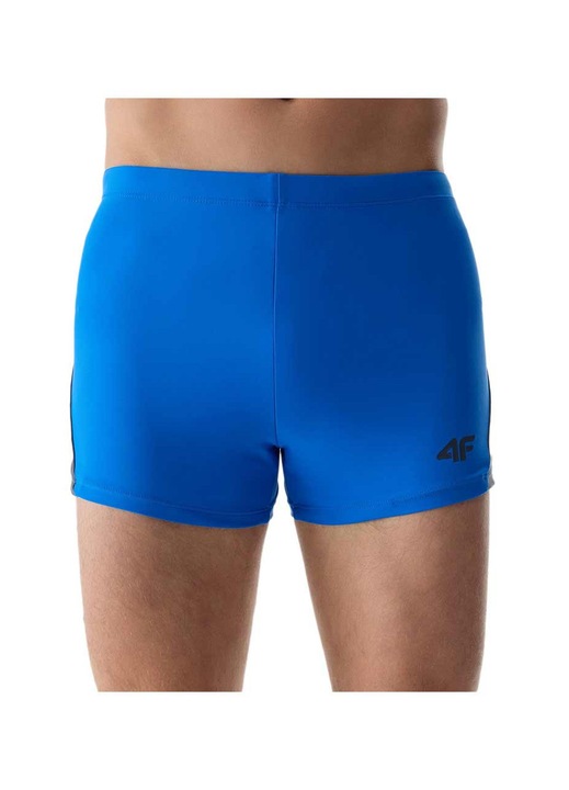 Boxeri 4F, albastru, croiala stramta, compozitie poliamida si elastan