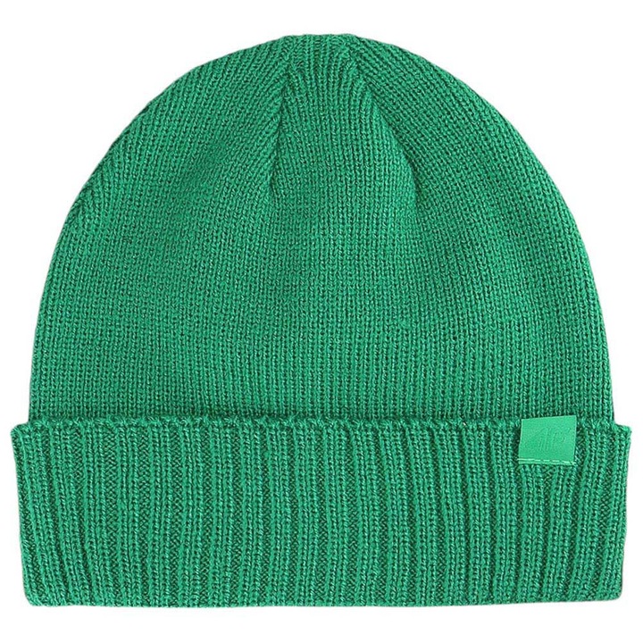 Caciula 4F, unisex, acrilic, verde, dimensiune unica