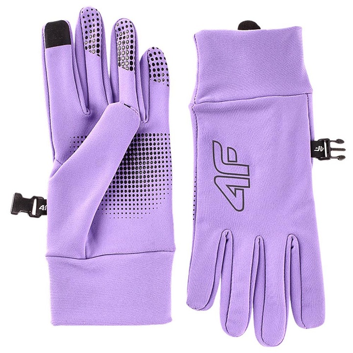 Manusi pentru copii 4F, poliester/elastan, mov