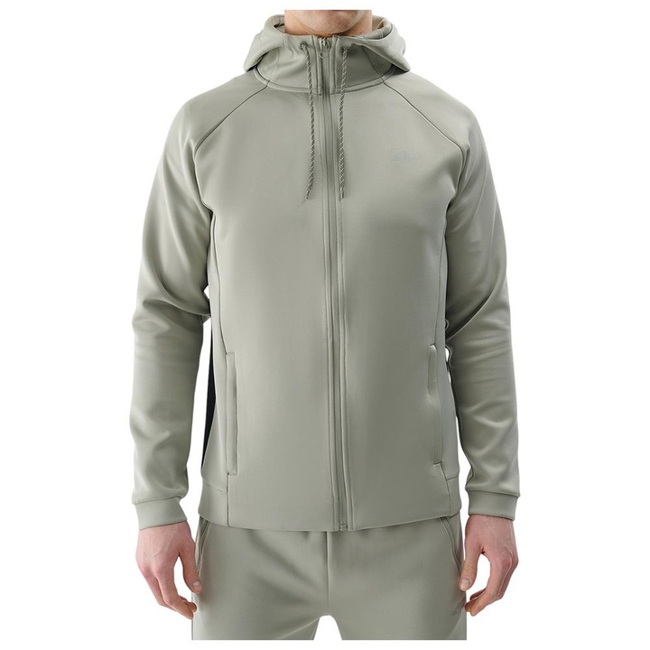 Jacheta sport 4F, impermeabila, respirabila, gluga reglabila, poliester, barbati