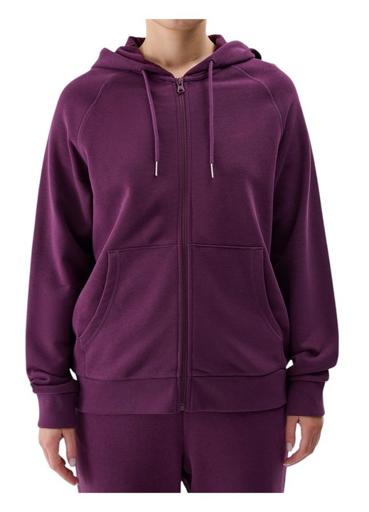 Hanorac dama 4F, material mixt, mov, Mov