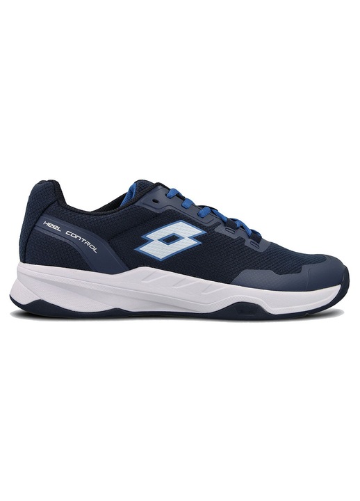 Pantofi sport barbati Lotto Mirage 600 III ALR, negru/bleumarin, plasa, pentru toate suprafetele, stabilitate si confort., 41 EU