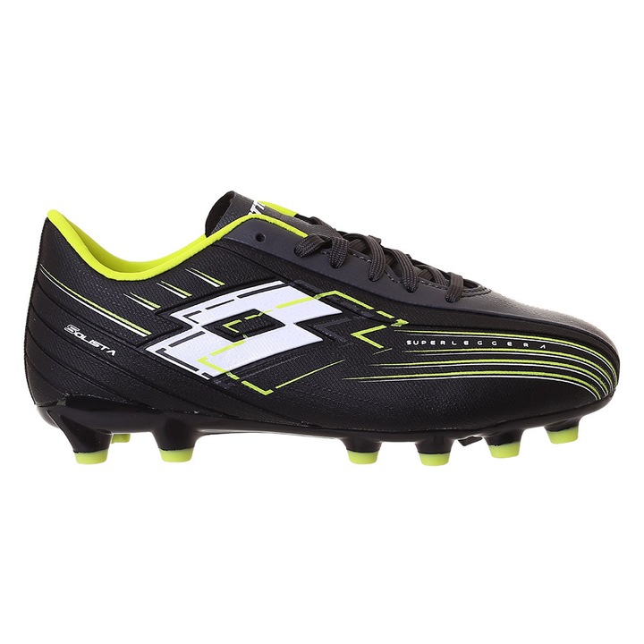 Ghete fotbal Lotto Solista 700 VIII FG JR, sintetic, 6 crampoane EVO, 5 crampoane conice, 37 EU
