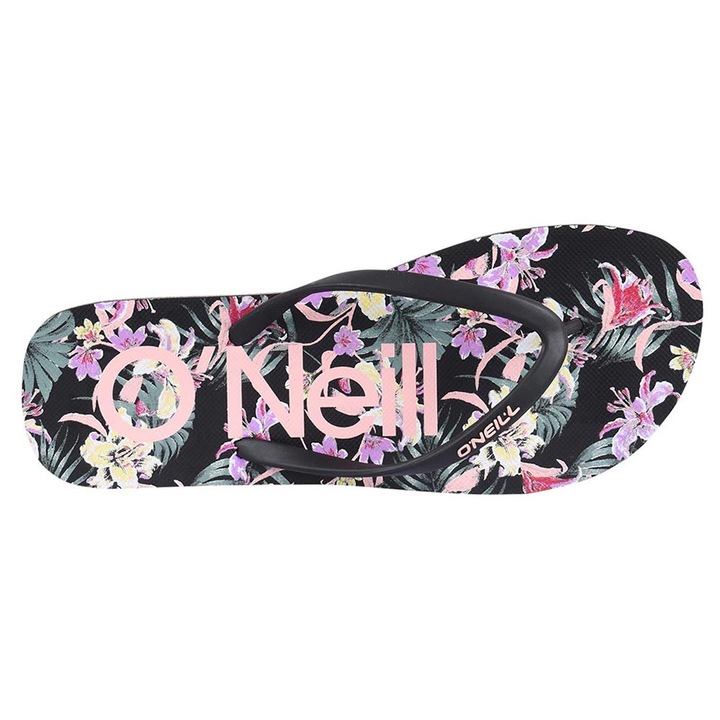 Slapi O'Neill Profile Graphic, multicolor, material polietilenă, imprimeuri pe talpa