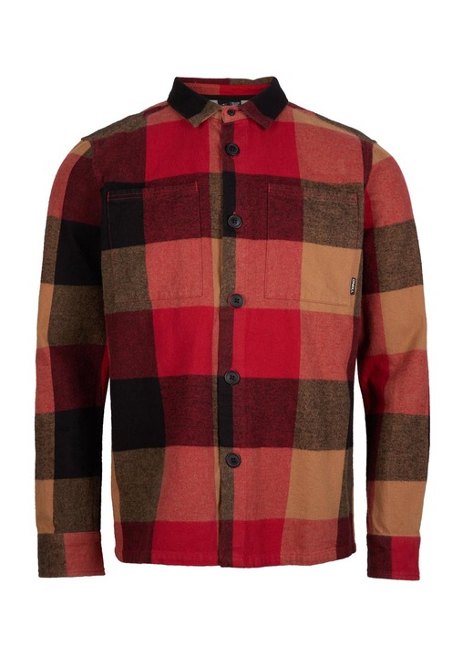 Camasa barbateasca O'Neill, flanel, rosie, 100% bumbac, S INTL