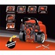 Jucarie educativa mecanic auto Milly Mally, N-GINE, efecte sonore si luminoase, rosu, 36x33x32cm
