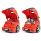 Jucarie educativa mecanic auto Milly Mally, N-GINE, efecte sonore si luminoase, rosu, 36x33x32cm